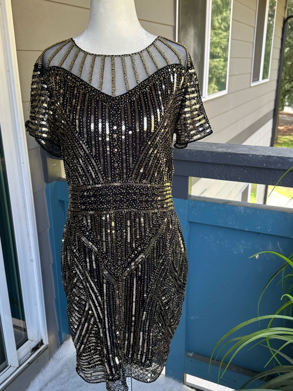 90s Vintage  dress L